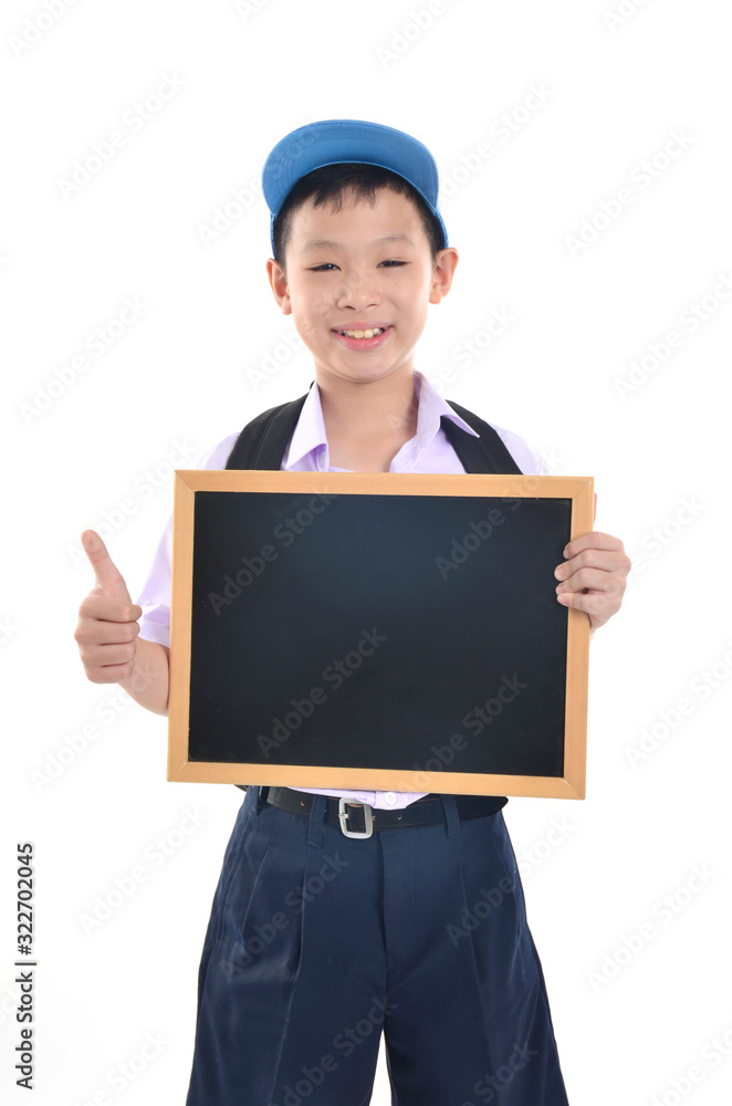 young boy with a blackboard young boy with a blackboard