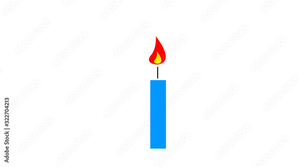 menorah for Hanukkah icon. illustration menorah for Hanukkah icon. illustration