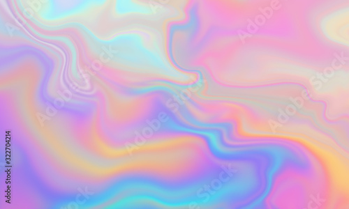 Iridescent abstract liquid marbeled background texture photo