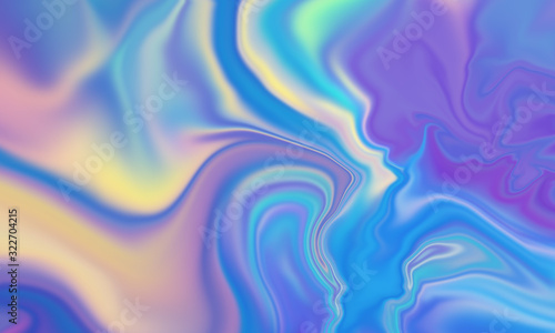 Iridescent vibrant liquid background texture