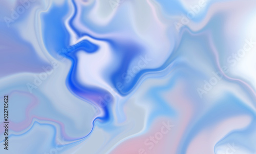 Beautiful soft blue marble texture liquid fluid abstract	