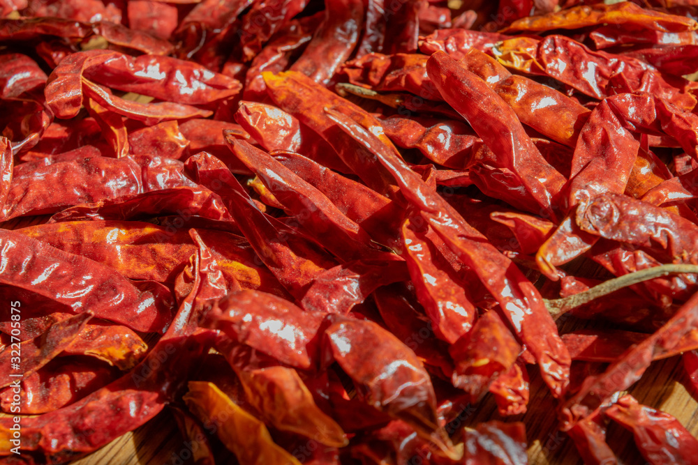 Gastronomic photo with natural light of Mexican tree peppers, one of the most spicy in the world. photo with light Gastronomic photo with natural light of Mexican tree peppers, one of the most spicy in the world. photo with light