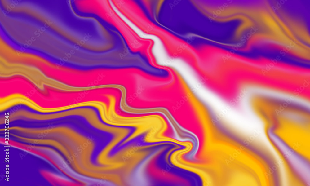 Fototapeta premium Colorful rainbow abstract vibrant liquid background texture 