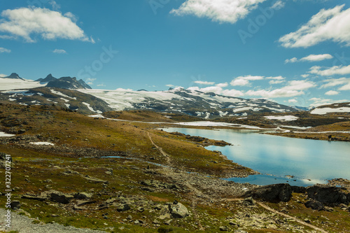 Mountains landscape. Norwegian route Sognefjellet © anetlanda