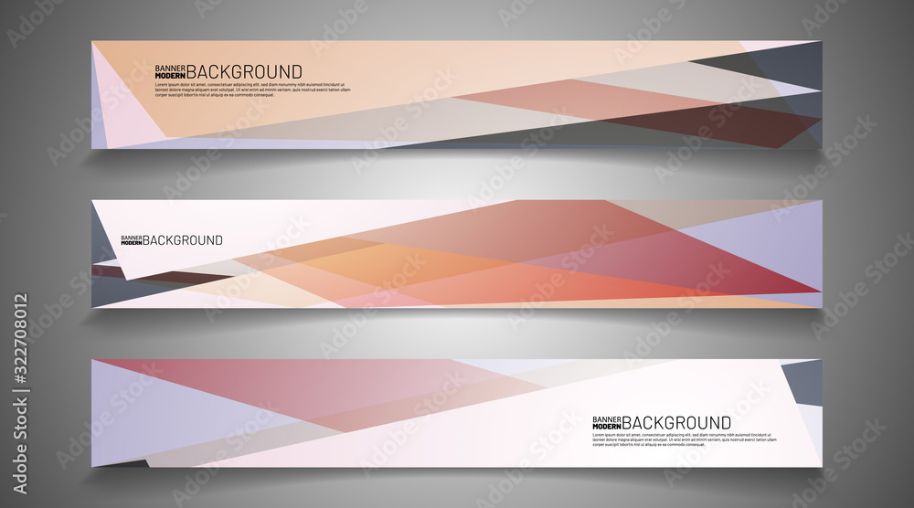 Vector material design banner background. Abstract creative concept graphic layout template.