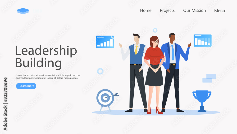 Leadership Unity Vector Illustration Concept , Suitable for web landing page, ui, mobile app, editorial design, flyer, banner, and other related occasion