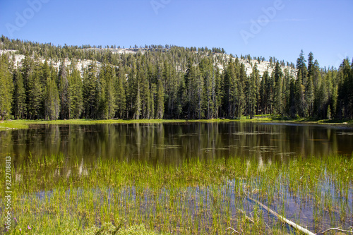 Fototapeta Naklejka Na Ścianę i Meble -  pond in the mountains of Yosemite National Park, California 
