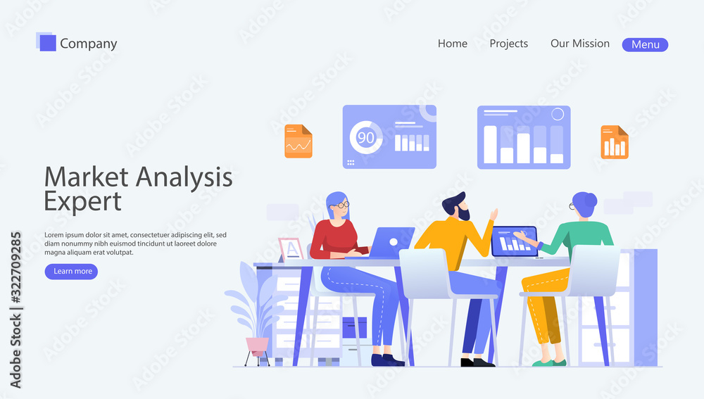 Market Analysis Expert Vector Illustration Concept , Suitable for web landing page, ui, mobile app, editorial design, flyer, banner, and other related occasion Market Analysis Expert Vector Illustration Concept , Suitable for web landing page, ui, mobile app, editorial design, flyer, banner, and other related occasion