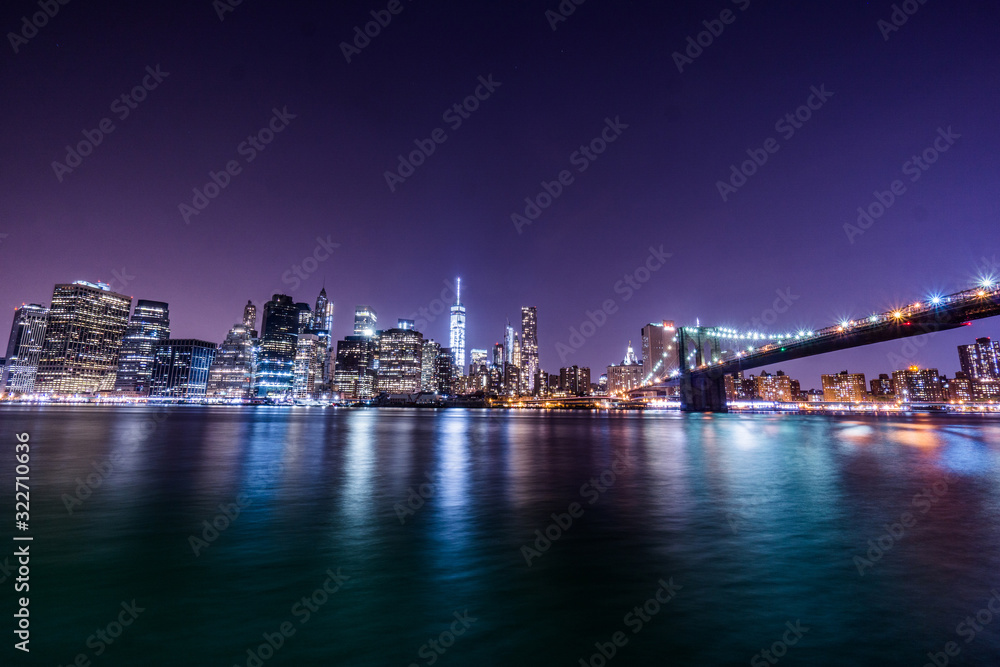 Naklejka premium New York City cityscape,USA