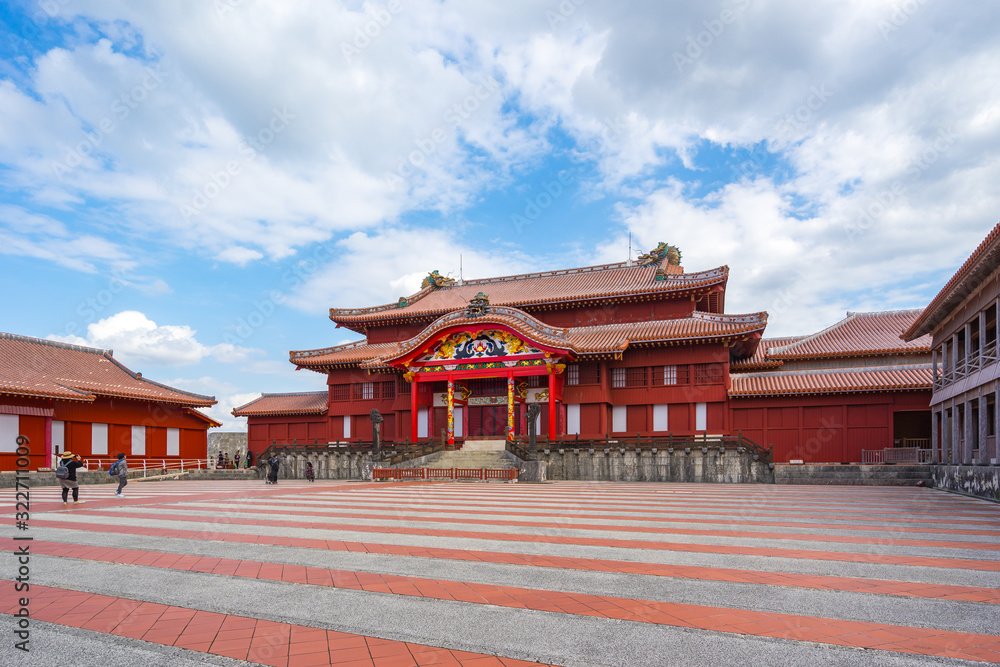 Shuri castle the famous place of Naha, Okinawa prefecture, Japan Shuri castle the famous place of Naha, Okinawa prefecture, Japan