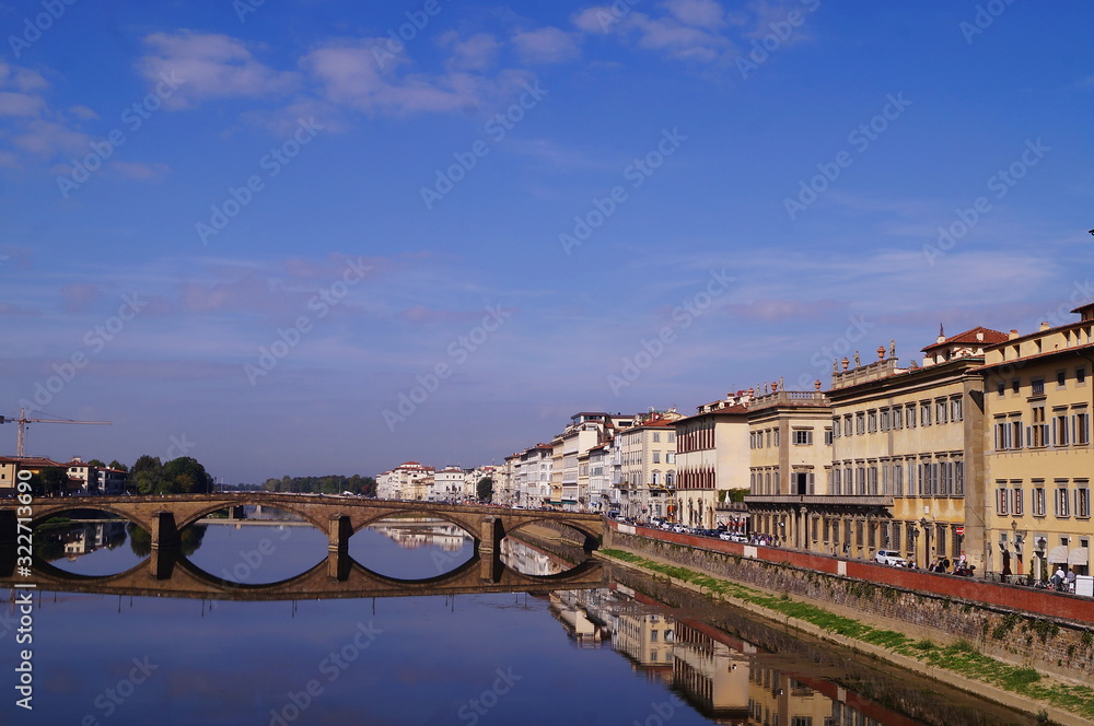 Carraia bridge in Florence, Italy