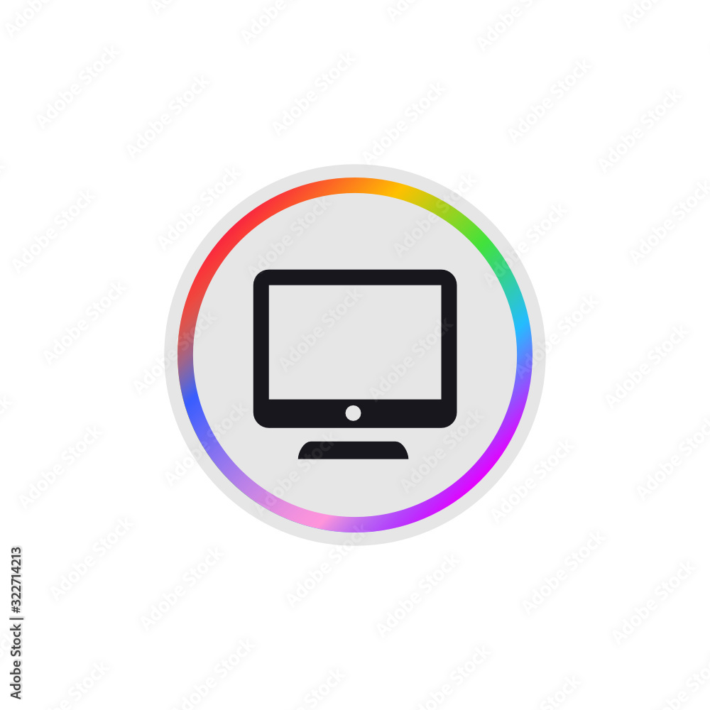 Monitor - Modern App Button Monitor - Modern App Button