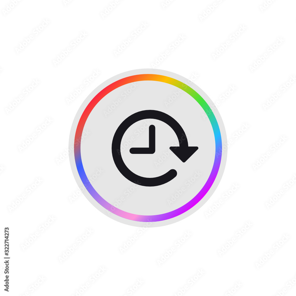 Working Time - Modern App Button Working Time - Modern App Button
