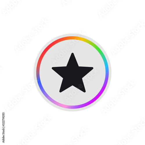 Star -  Modern App Button