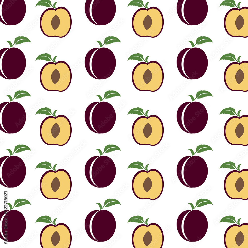 Plum logo vector icon design Plum logo vector icon design