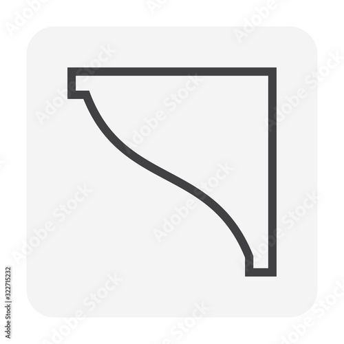 crown cornice icon