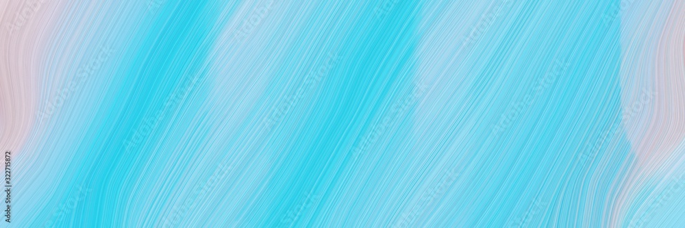 modern header design with sky blue, light gray and medium turquoise colors. fluid curved flowing waves and curves