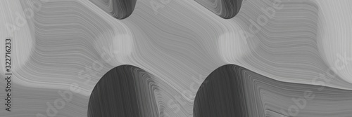 moving designed horizontal header with dark gray, dark slate gray and dim gray colors. fluid curved lines with dynamic flowing waves and curves