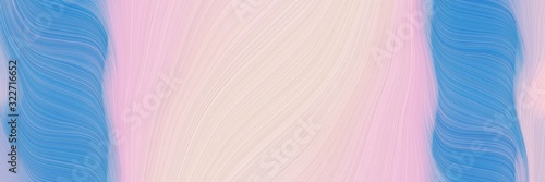 modern header with pastel pink, steel blue and sky blue colors. fluid curved flowing waves and curves