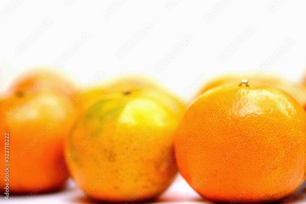 Fresh and healthy orange fruit isolated on white background Fresh and healthy orange fruit isolated on white background
