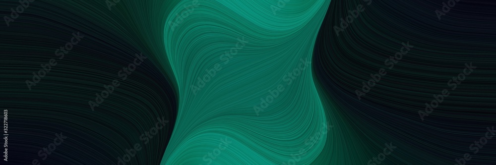 dynamic banner with black, teal green and very dark blue colors. fluid curved lines with dynamic flowing waves and curves dynamic banner with black, teal green and very dark blue colors. fluid curved lines with dynamic flowing waves and curves