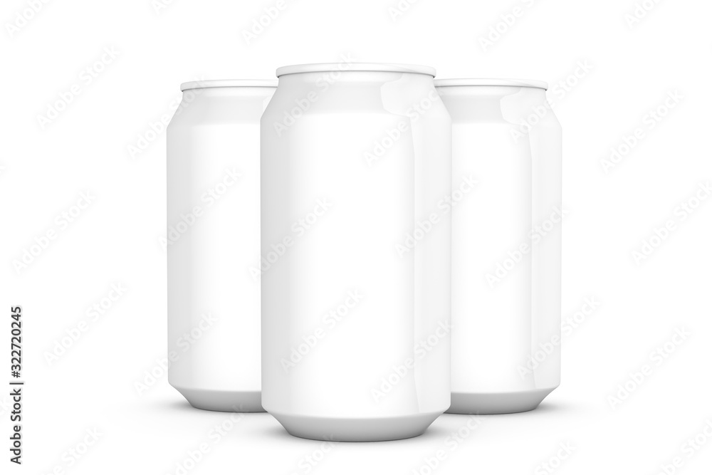 Can Mock Up of Beverage Packaging Design 3D Rendering Can Mock Up of Beverage Packaging Design 3D Rendering
