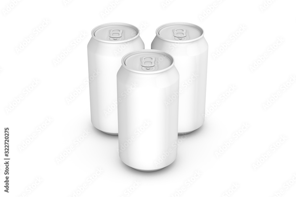 Can Mock Up of Beverage Packaging Design 3D Rendering Can Mock Up of Beverage Packaging Design 3D Rendering