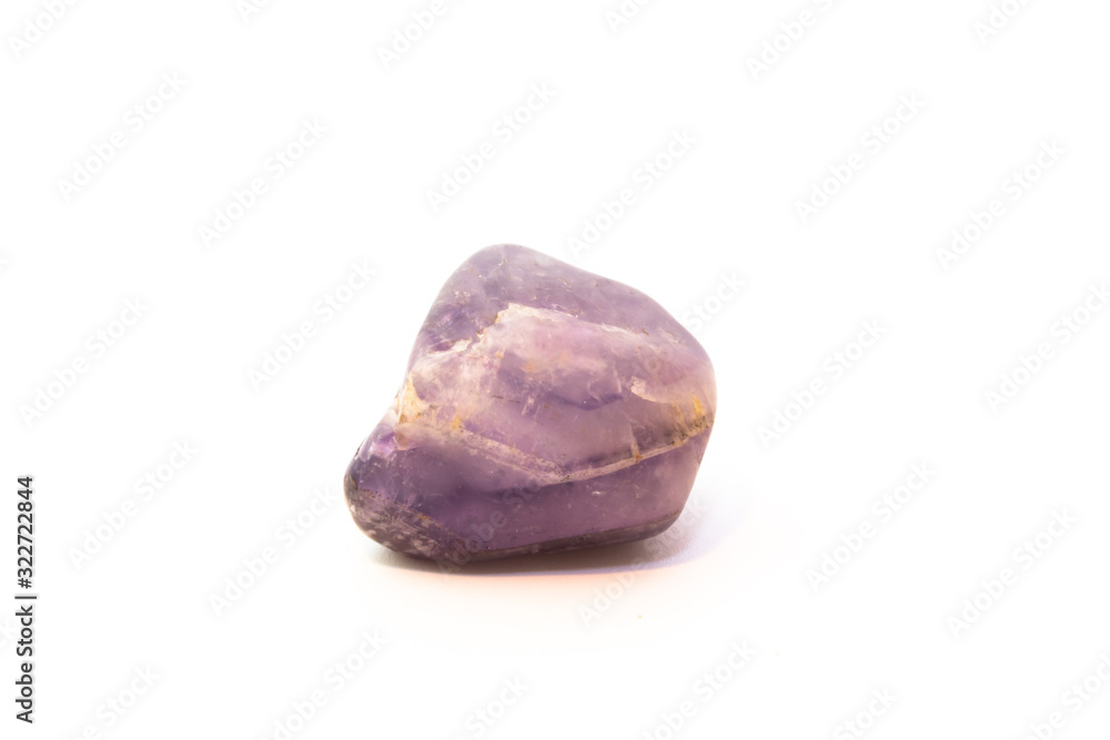 Beautiful mineral amethyst isolated on white background Beautiful mineral amethyst isolated on white background