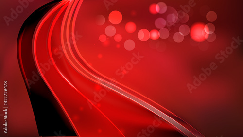 Abstract Dark Red Bokeh Defocused Lights Background Image