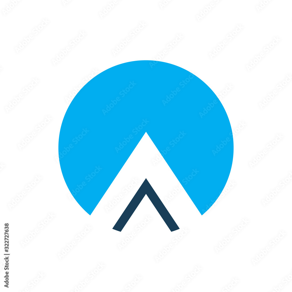 blue circle arrow color logo design blue circle arrow color logo design