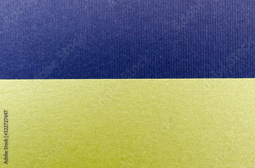 Blue and green paper texture background. Place for text. Two tones. Background for presentation.