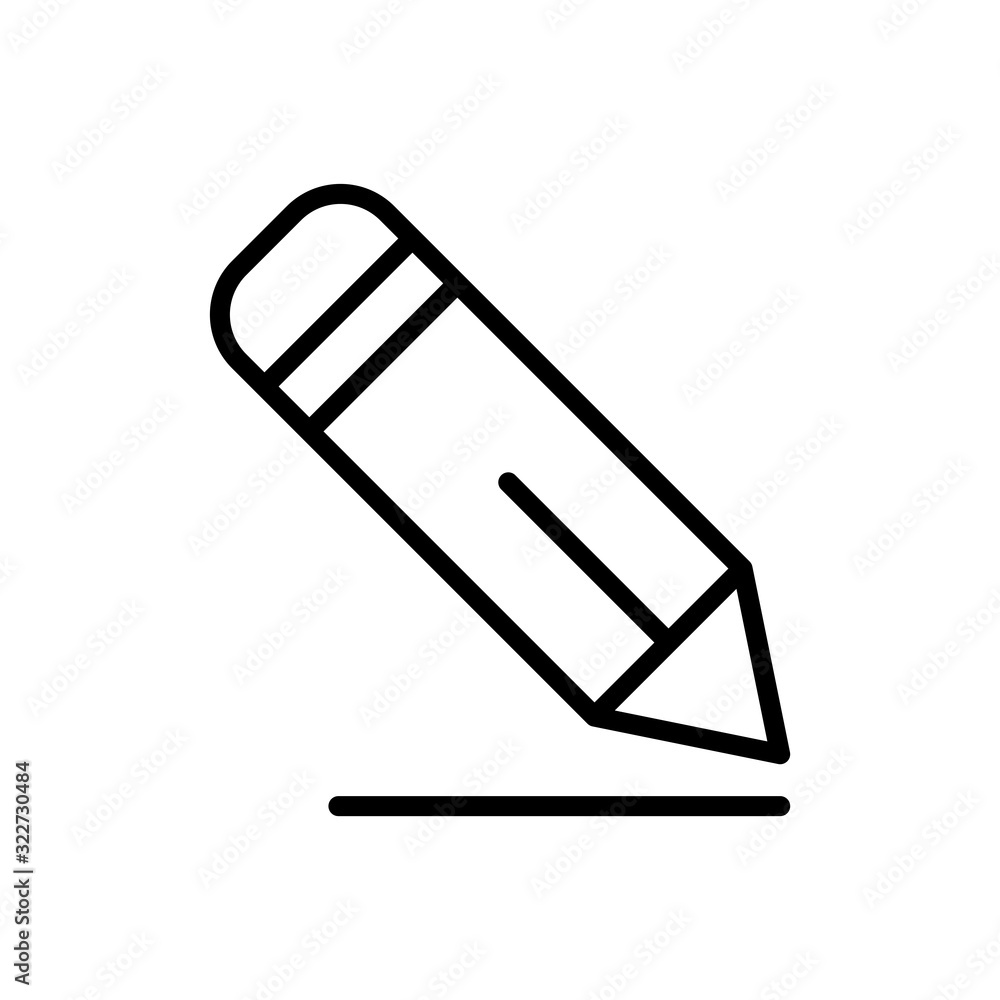 Pencil icon vector design templates Pencil icon vector design templates
