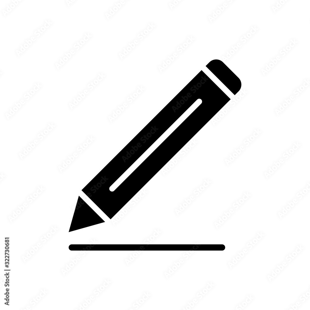 Pencil icon vector design templates Pencil icon vector design templates