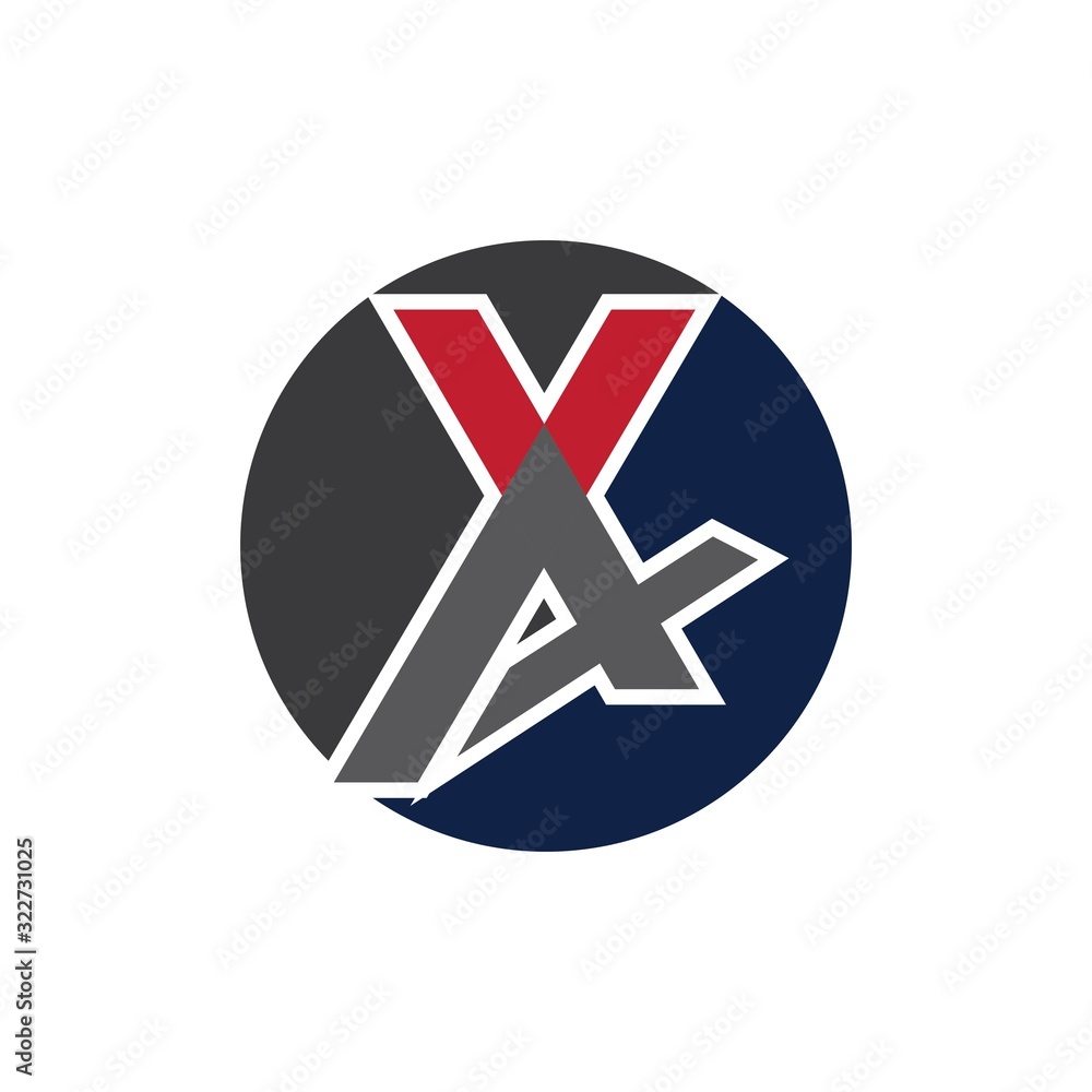 Obraz premium X Letter Logo Template vector icon