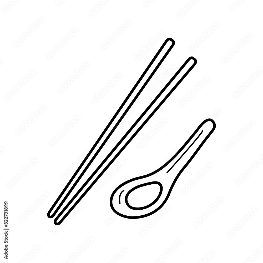 Chopsticks spoon Thai Chopsticks spoon Thai