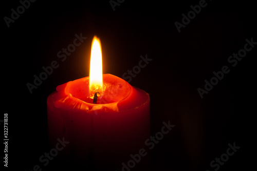 Flame of a Candle - Close-up