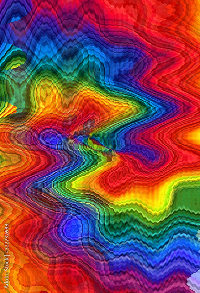Beautiful colorful swirl wave background