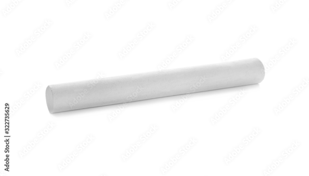 Small piece of chalk isolated on white Small piece of chalk isolated on white