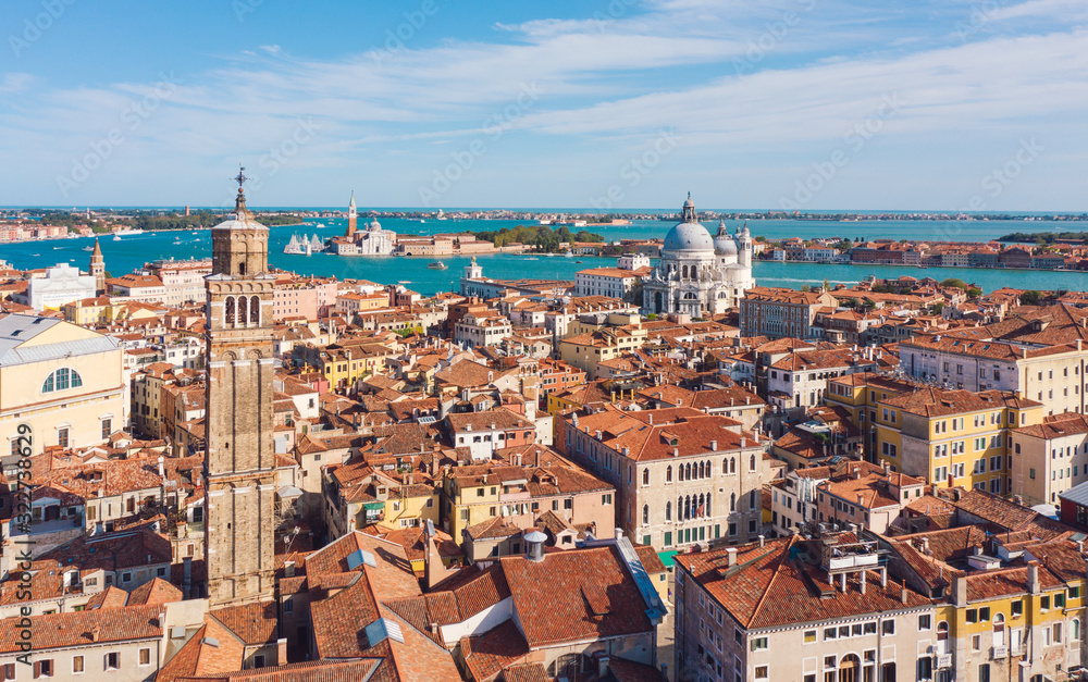 aerial view of Venice, Italy