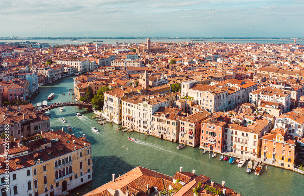 aerial view of Venice italy