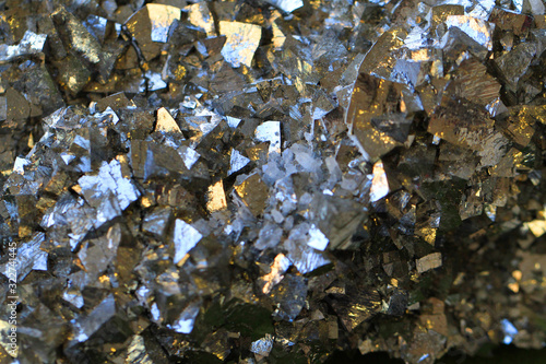 pyrite metal mineral texture