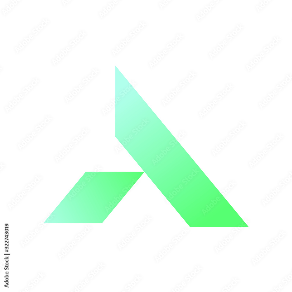 A Logo Monogram Initial Capital Letter Design Modern Template A Logo Monogram Initial Capital Letter Design Modern Template
