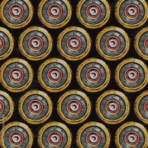 cartoon shotgun shells back view