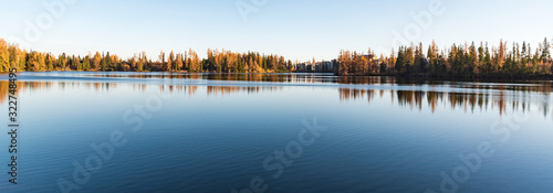 Strbske pleso lake in autumn Vysoke Tatry mountains in Slovakia © honza28683
