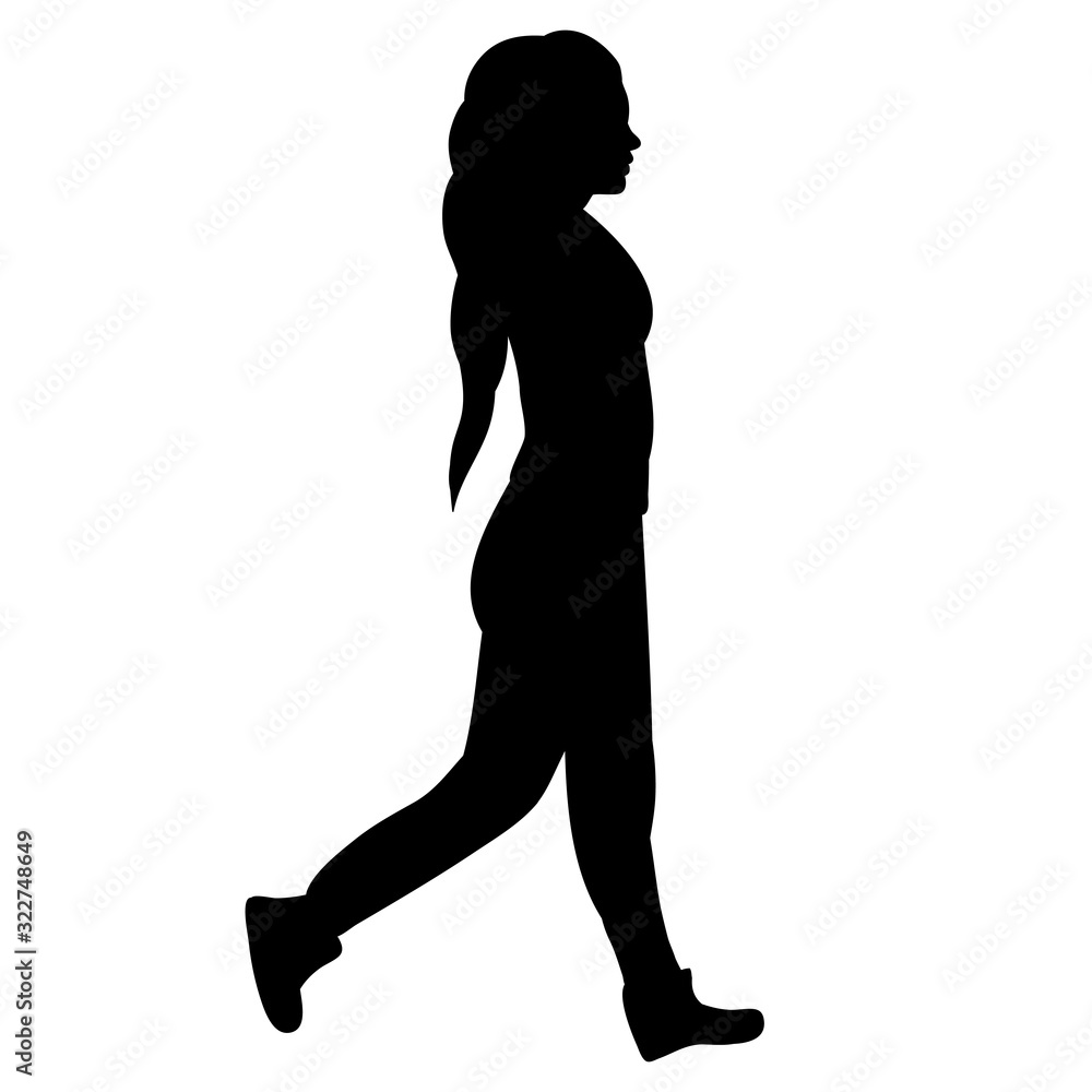 black silhouette of a child black silhouette of a child