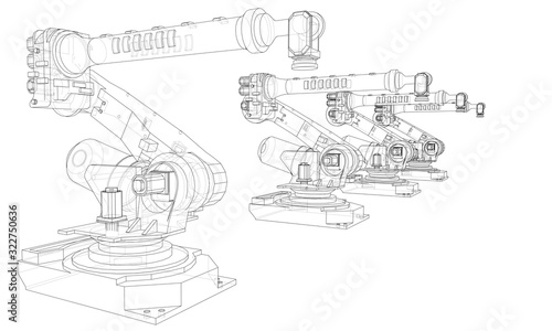 A industral robots manipulators
