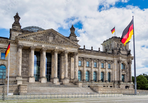 German parliament, Reichstag building in Berlin, Germany