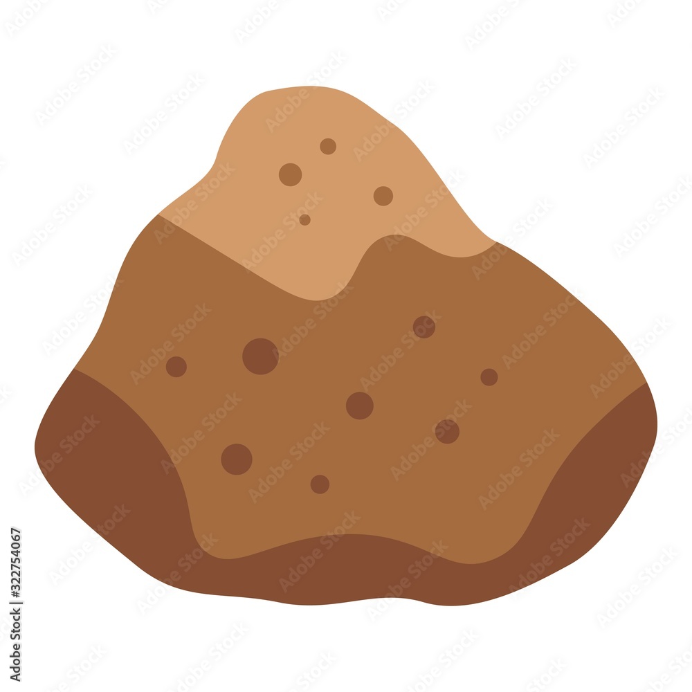 Cocoa chocolate icon. Isometric of cocoa chocolate vector icon for web design isolated on white background Cocoa chocolate icon. Isometric of cocoa chocolate vector icon for web design isolated on white background