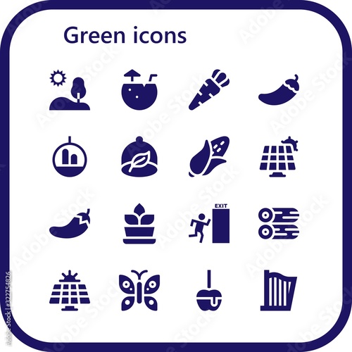 green icon set