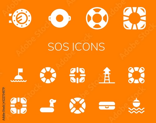sos icon set